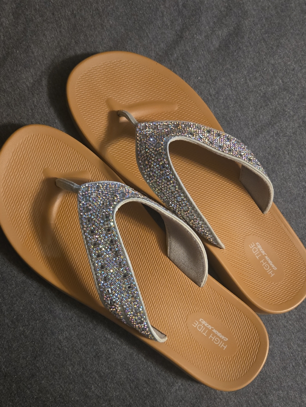 High Tide Carbon Series Sparkly Flip Flops